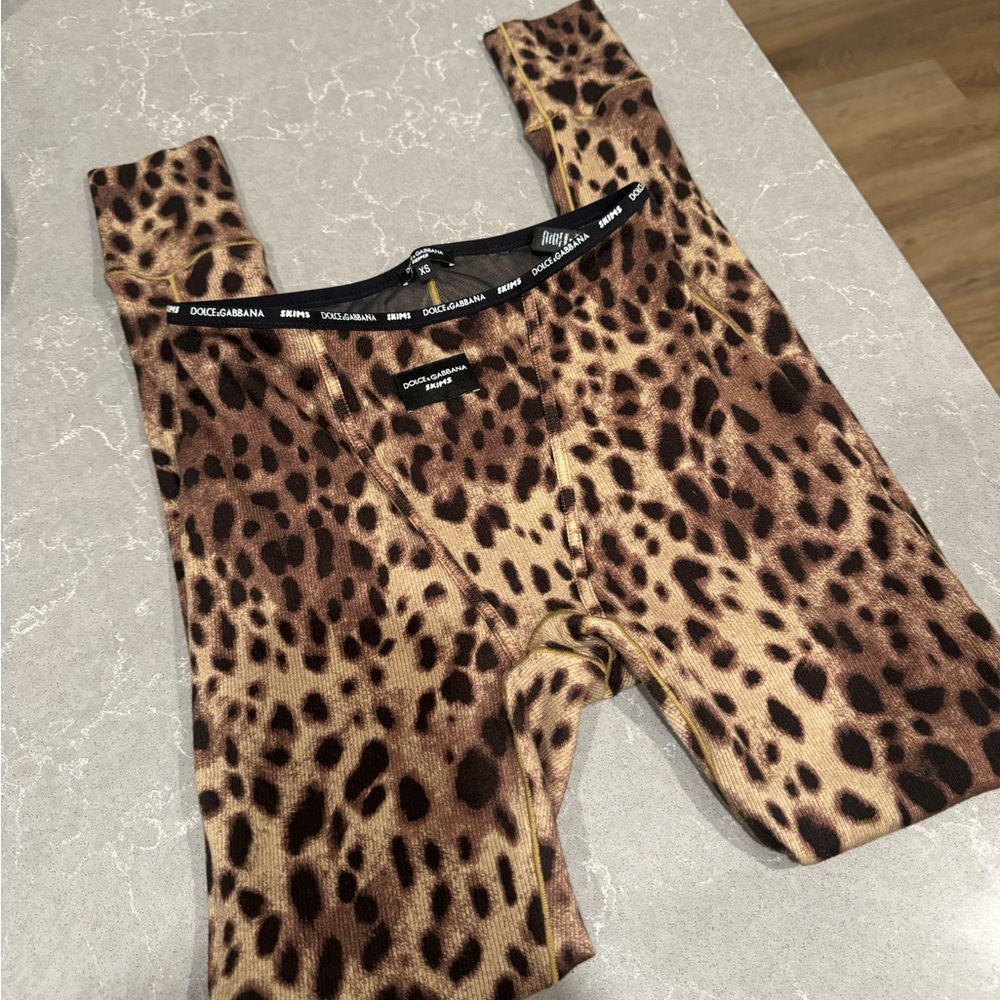 Dolce & Gabbana x SKIMS Animal Print Leggings
